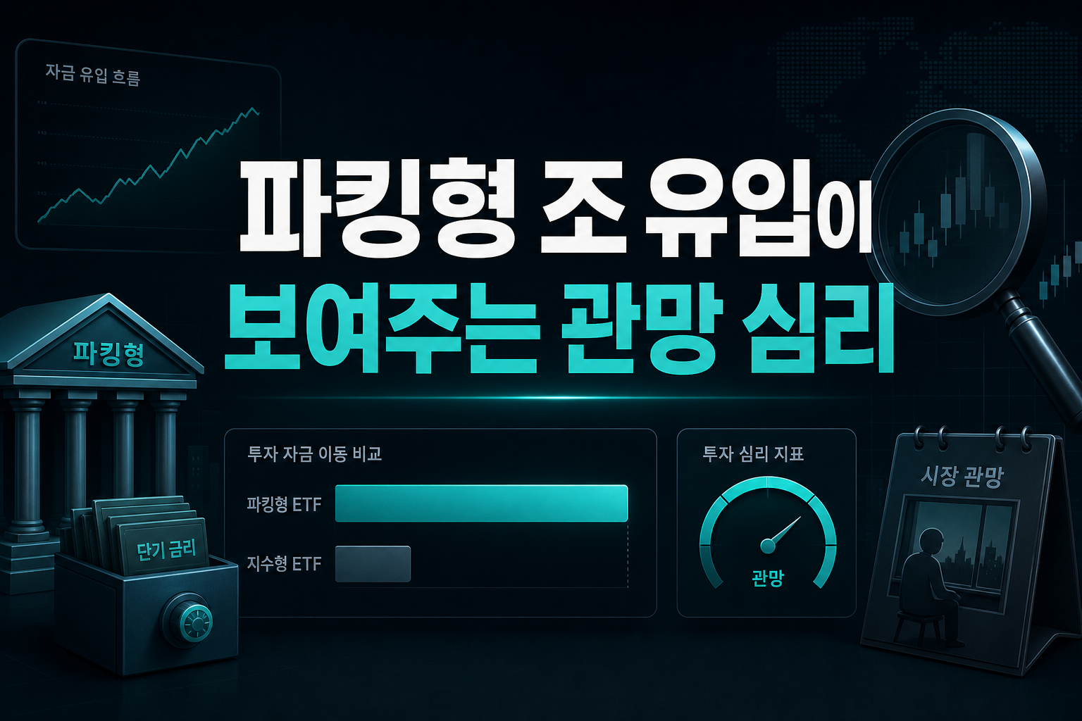 파킹형 ETF 1.2조 유입이 보여주는 관망 심리