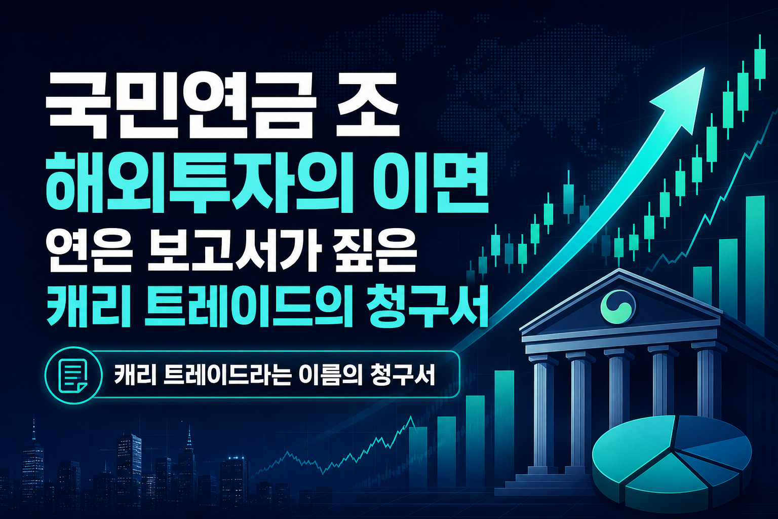 국민연금 46조 해외투자의 이면, 연은 보고서가 짚은 캐리 트레이드의 청구서