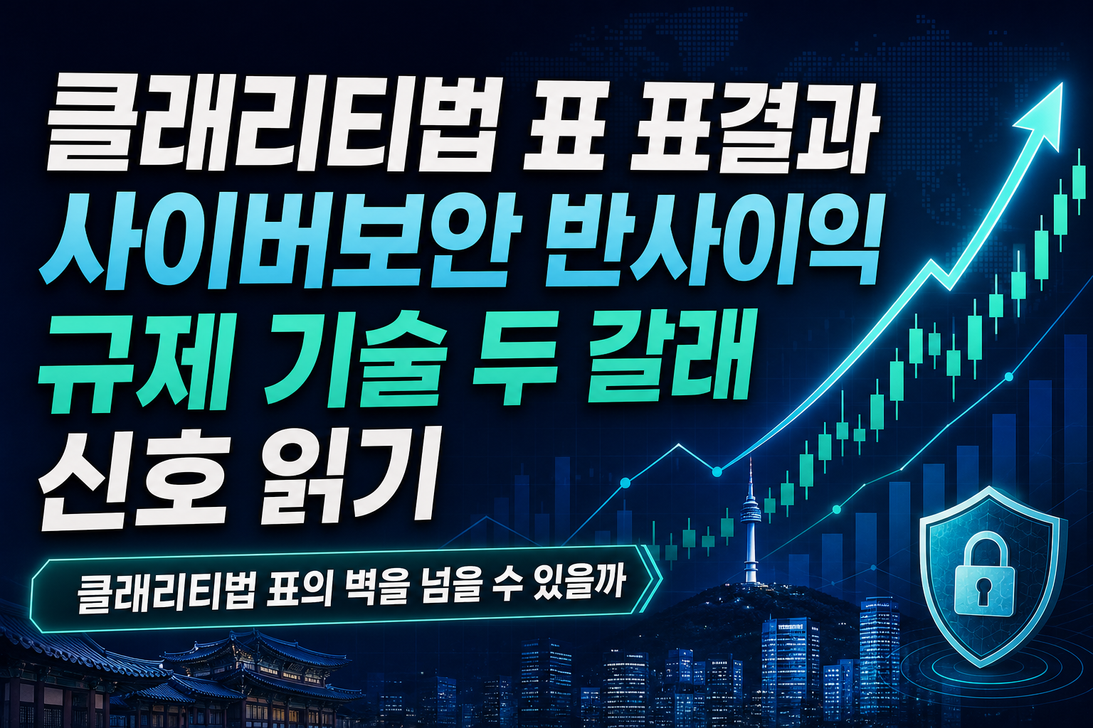 클래리티법 60표 표결과 사이버보안株 반사이익, 규제·기술 두 갈래 신호 읽기