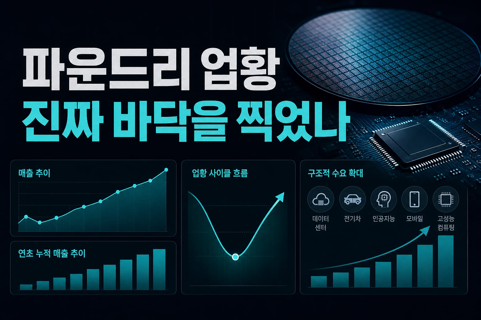 파운드리 업황, 진짜 바닥을 찍었나