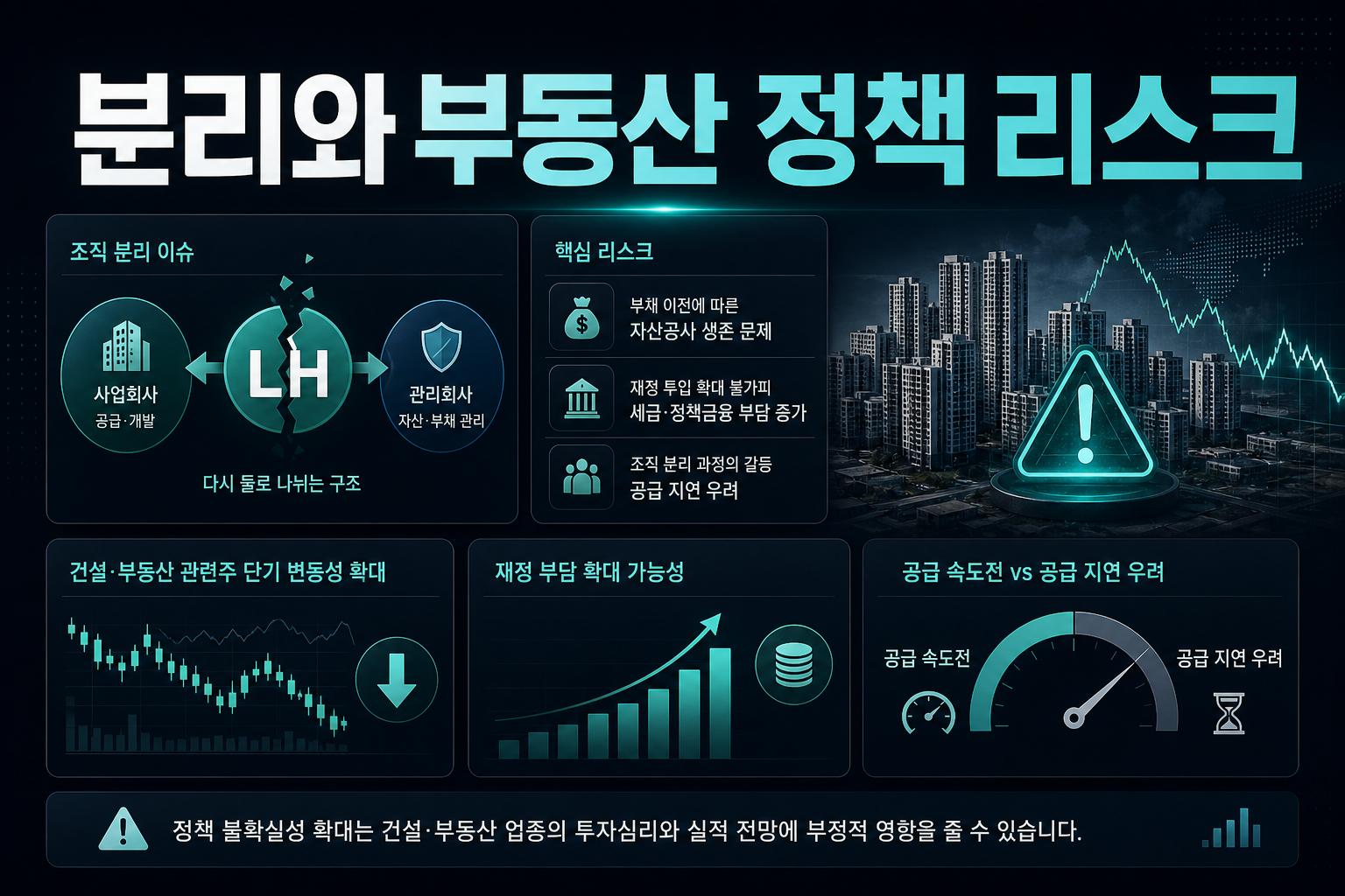 LH 분리와 부동산 정책 리스크
