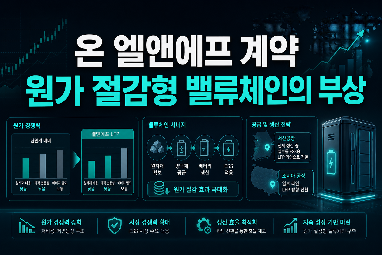 SK온-엘앤에프 LFP 계약, 원가 절감형 밸류체인의 부상
