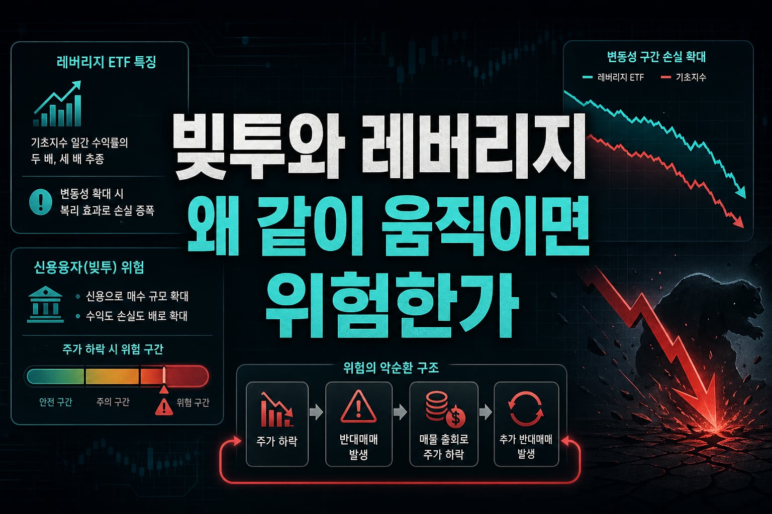 빚투와 레버리지 ETF, 왜 같이 움직이면 위험한가