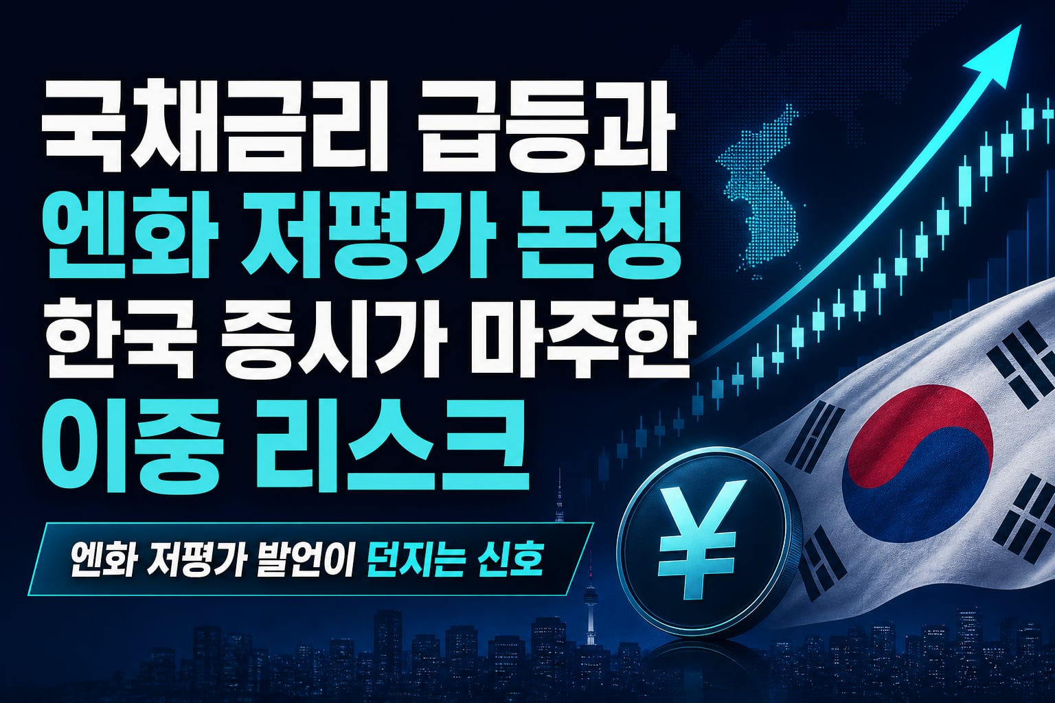 국채금리 급등과 엔화 저평가 논쟁, 한국 증시가 마주한 이중 리스크