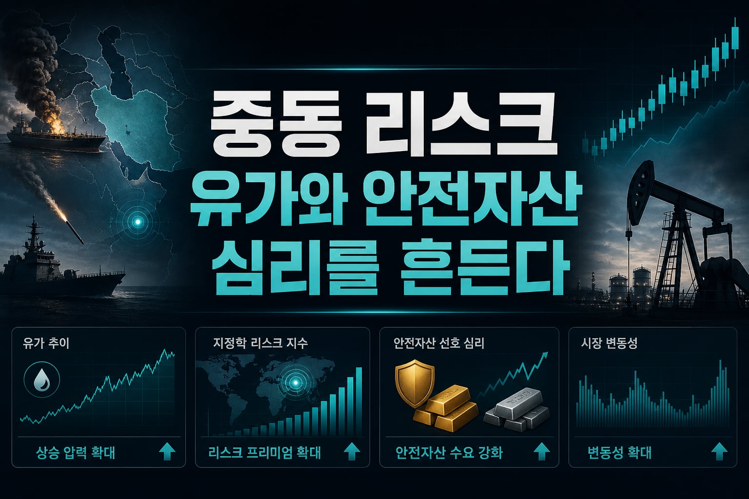 중동發 리스크, 유가와 안전자산 심리를 흔든다