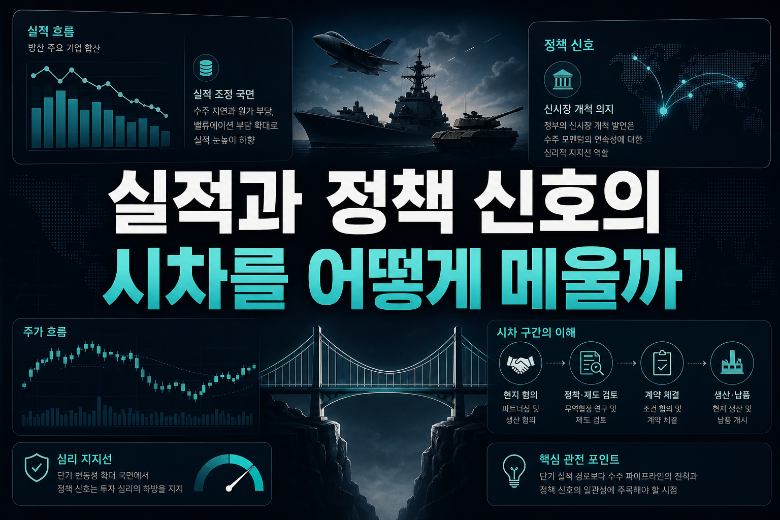 실적과 정책 신호의 시차를 어떻게 메울까