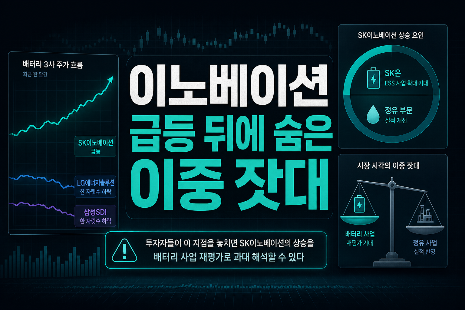 SK이노베이션 급등 뒤에 숨은 이중 잣대