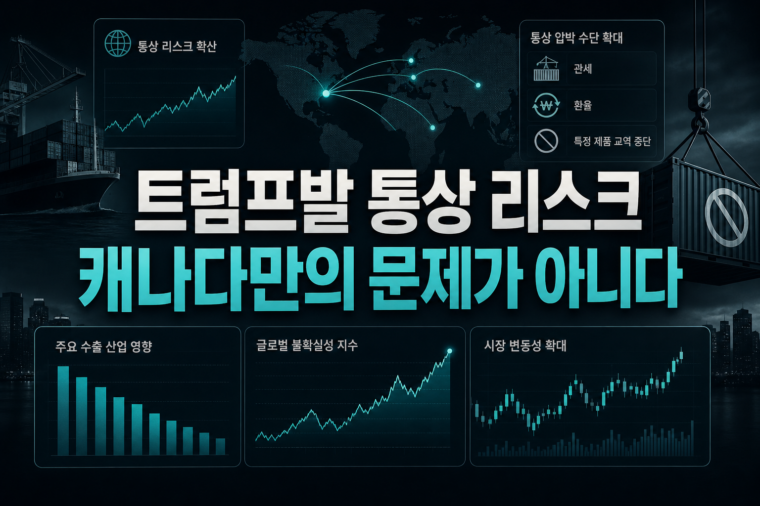 트럼프발 통상 리스크, 캐나다만의 문제가 아니다