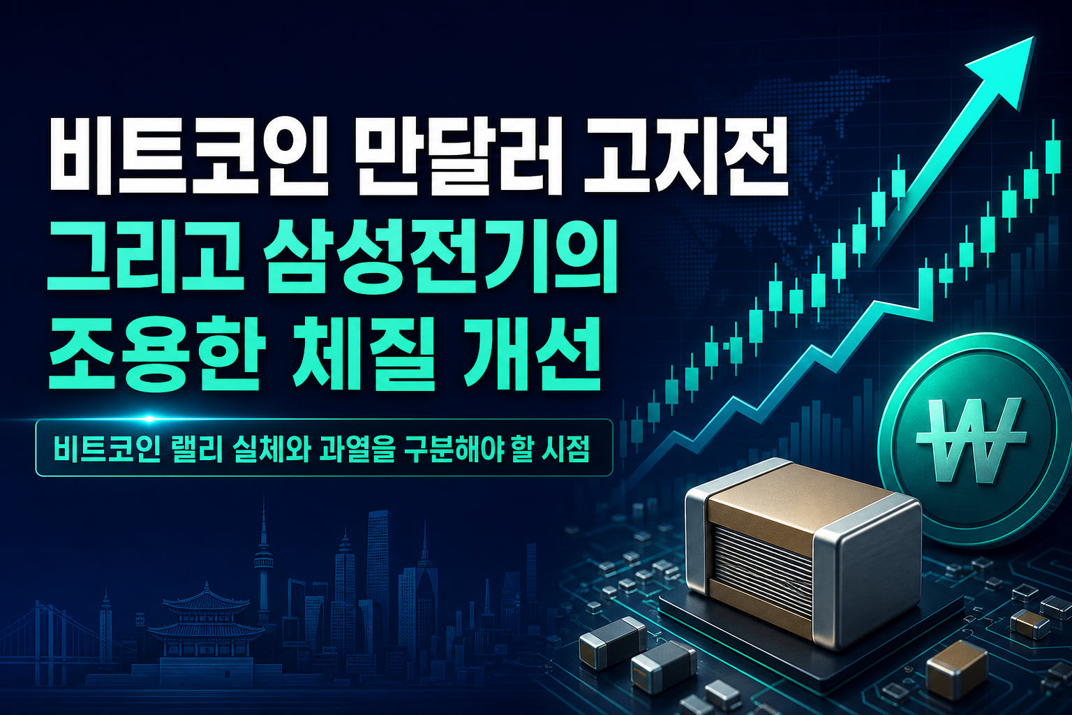 비트코인 8만달러 고지전, 그리고 삼성전기의 조용한 체질 개선