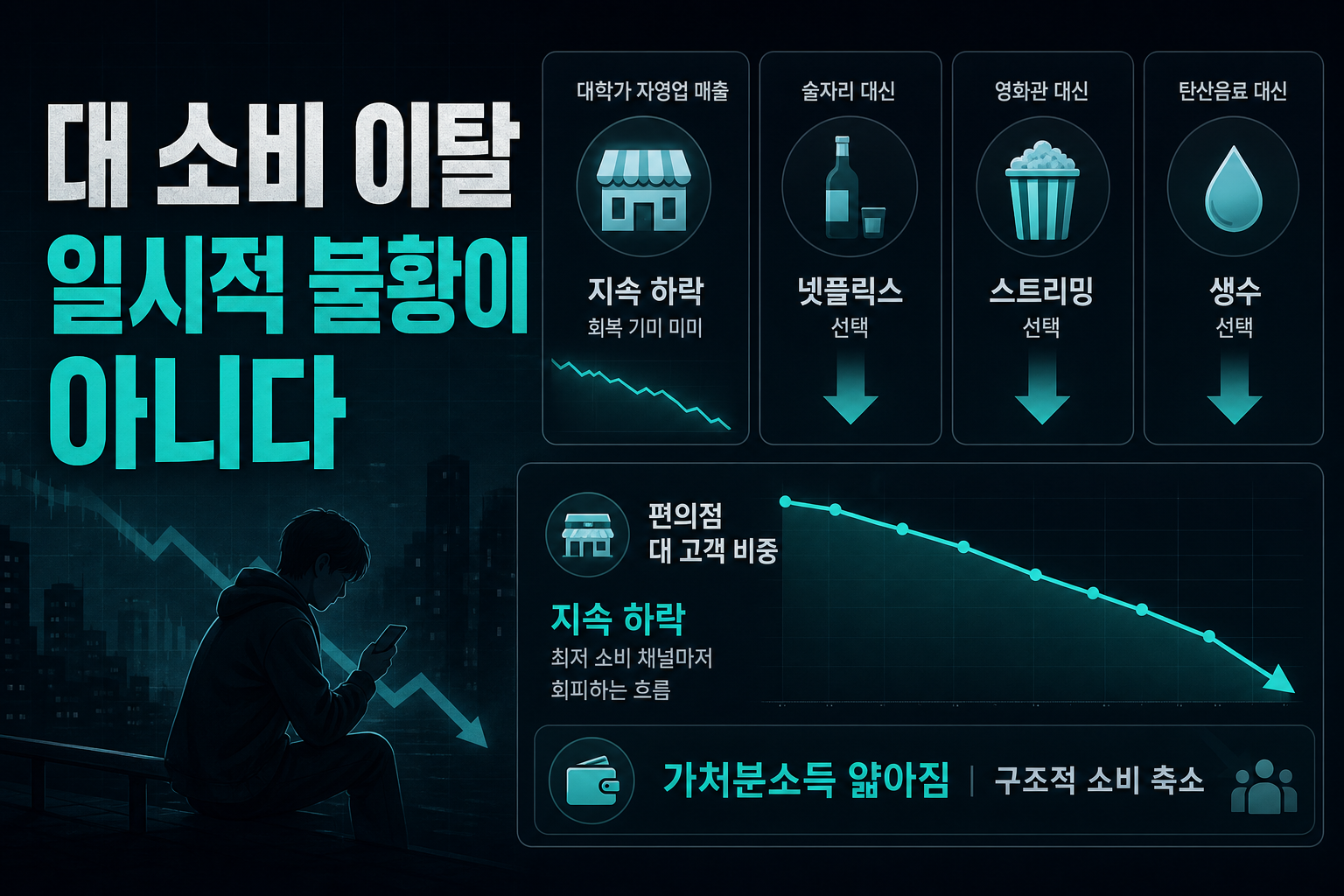 20대 소비 이탈, 일시적 불황이 아니다