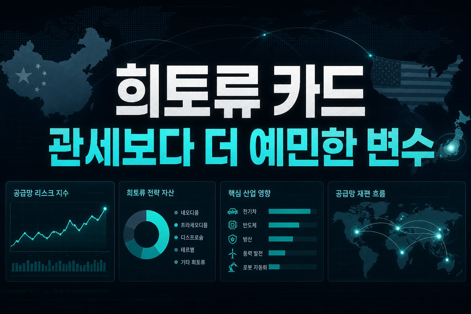 희토류 카드, 관세보다 더 예민한 변수