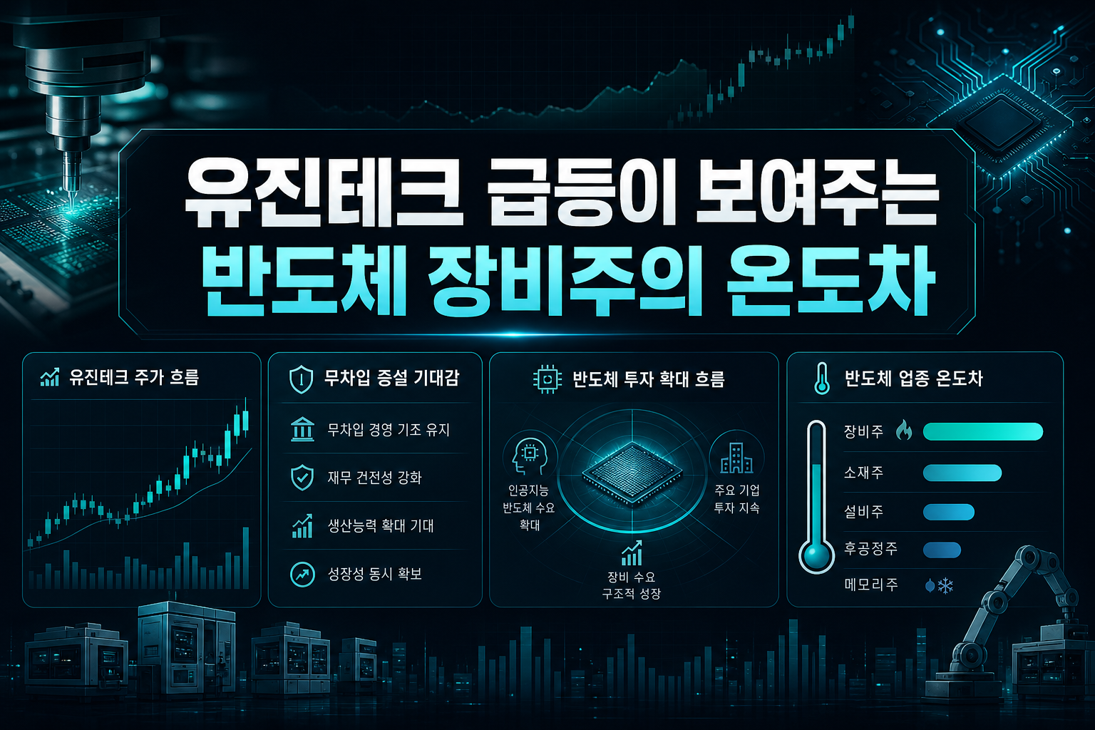 유진테크 급등이 보여주는 반도체 장비주의 온도차