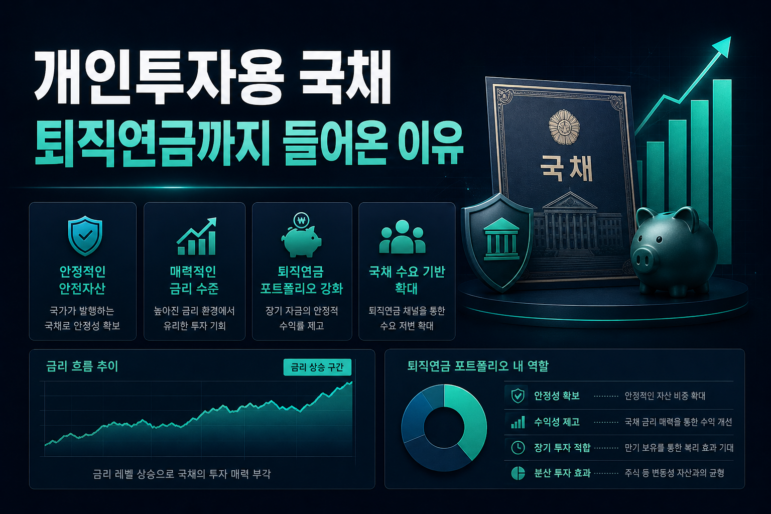개인투자용 국채, 퇴직연금까지 들어온 이유
