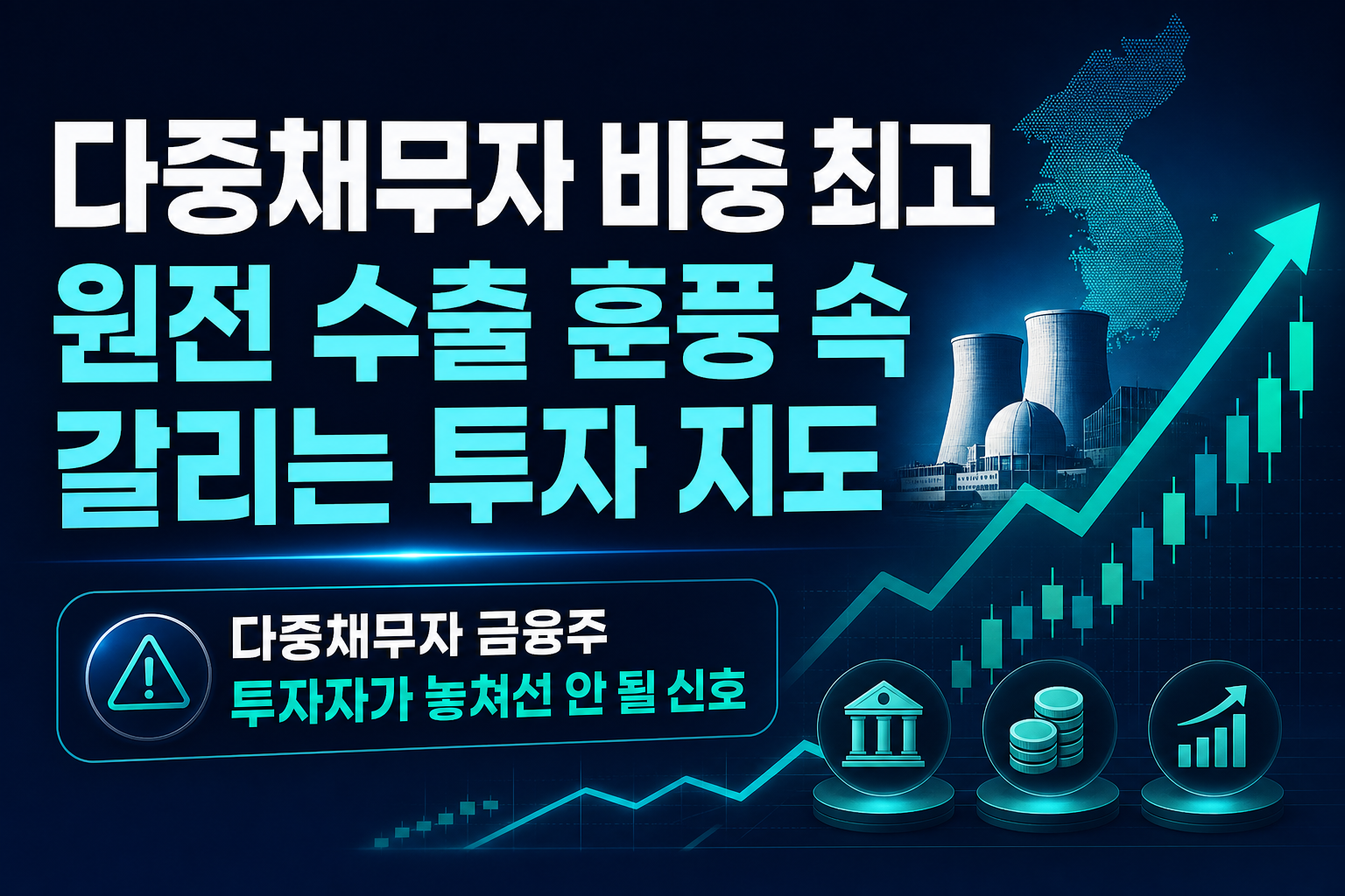 다중채무자 비중 10년 최고, 원전 수출 훈풍 속 갈리는 투자 지도