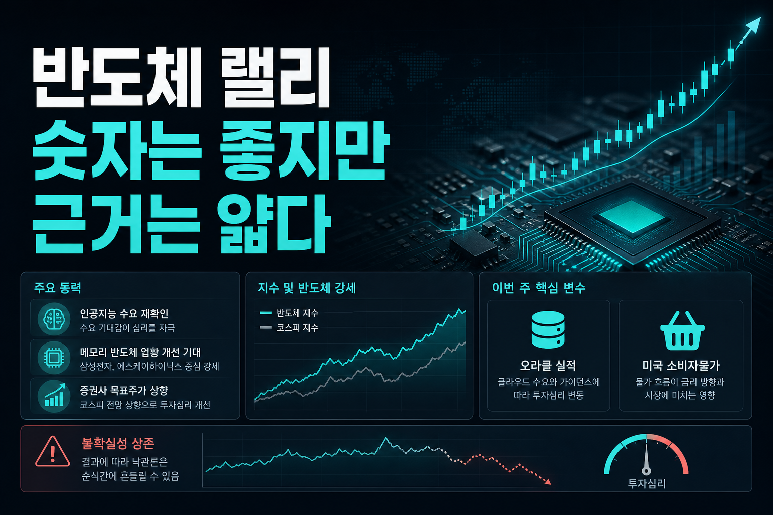 반도체 랠리, 숫자는 좋지만 근거는 얇다