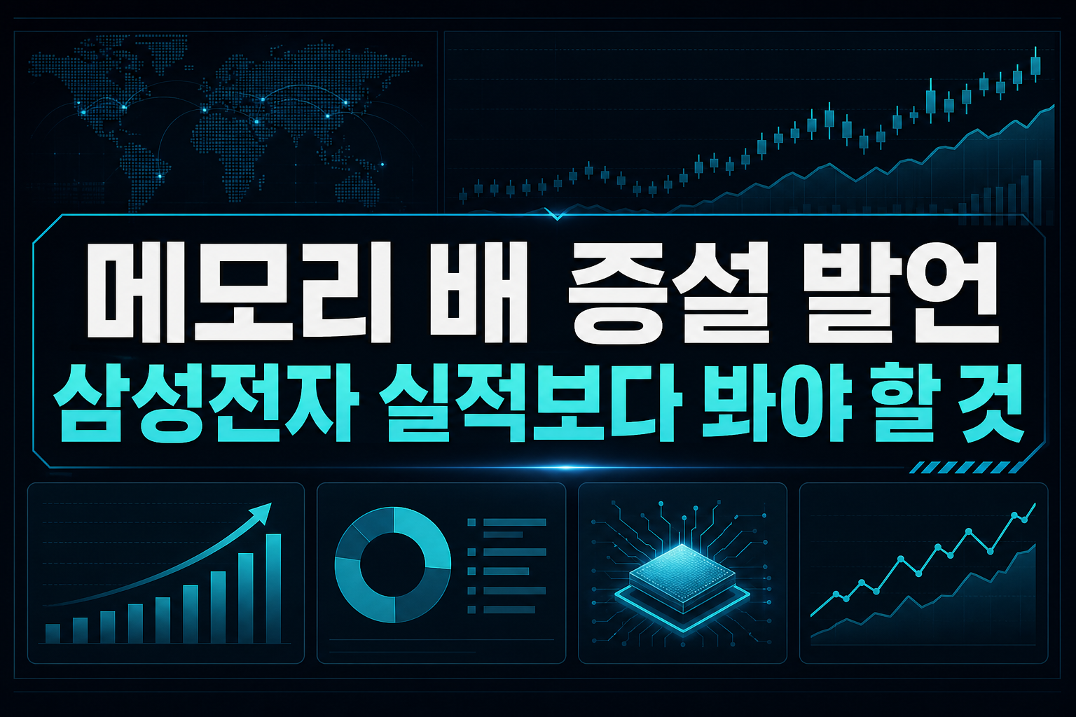 메모리 2배 증설 발언, 삼성전자 실적보다 봐야 할 것