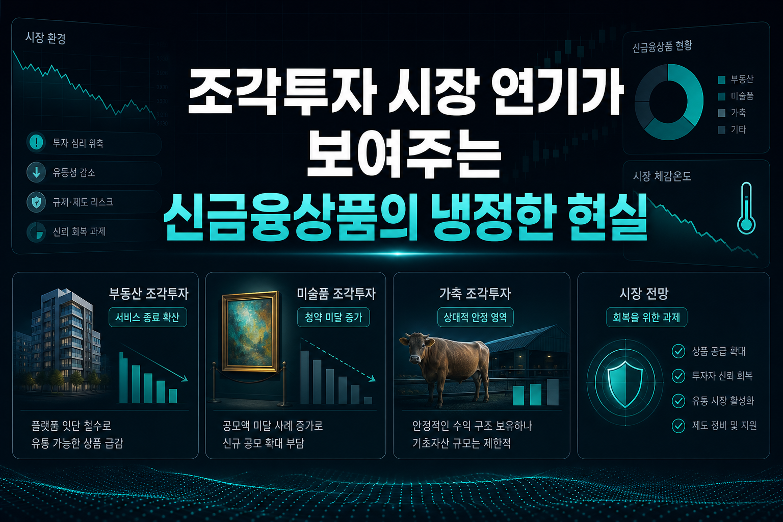 조각투자 시장 연기가 보여주는 신금융상품의 냉정한 현실