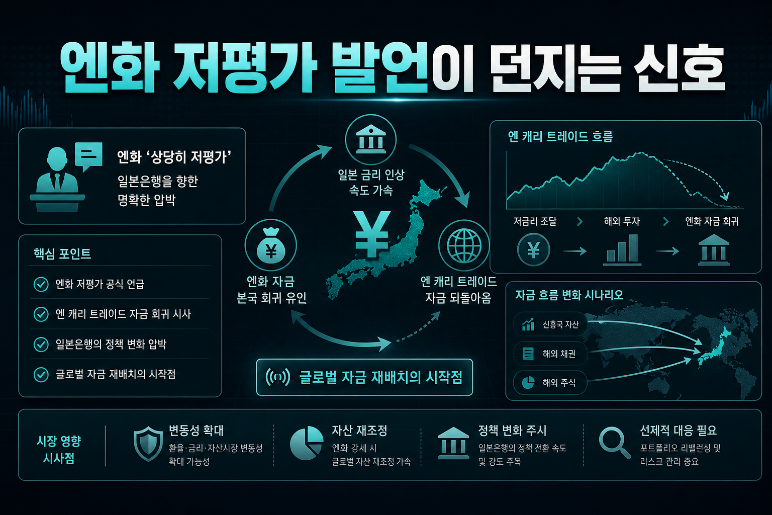 엔화 저평가 발언이 던지는 신호