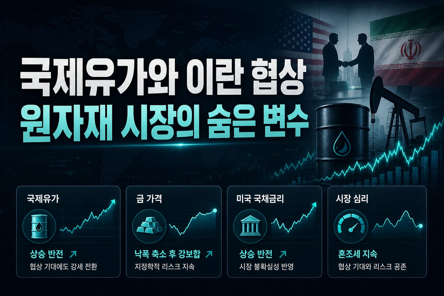 국제유가와 이란 협상, 원자재 시장의 숨은 변수