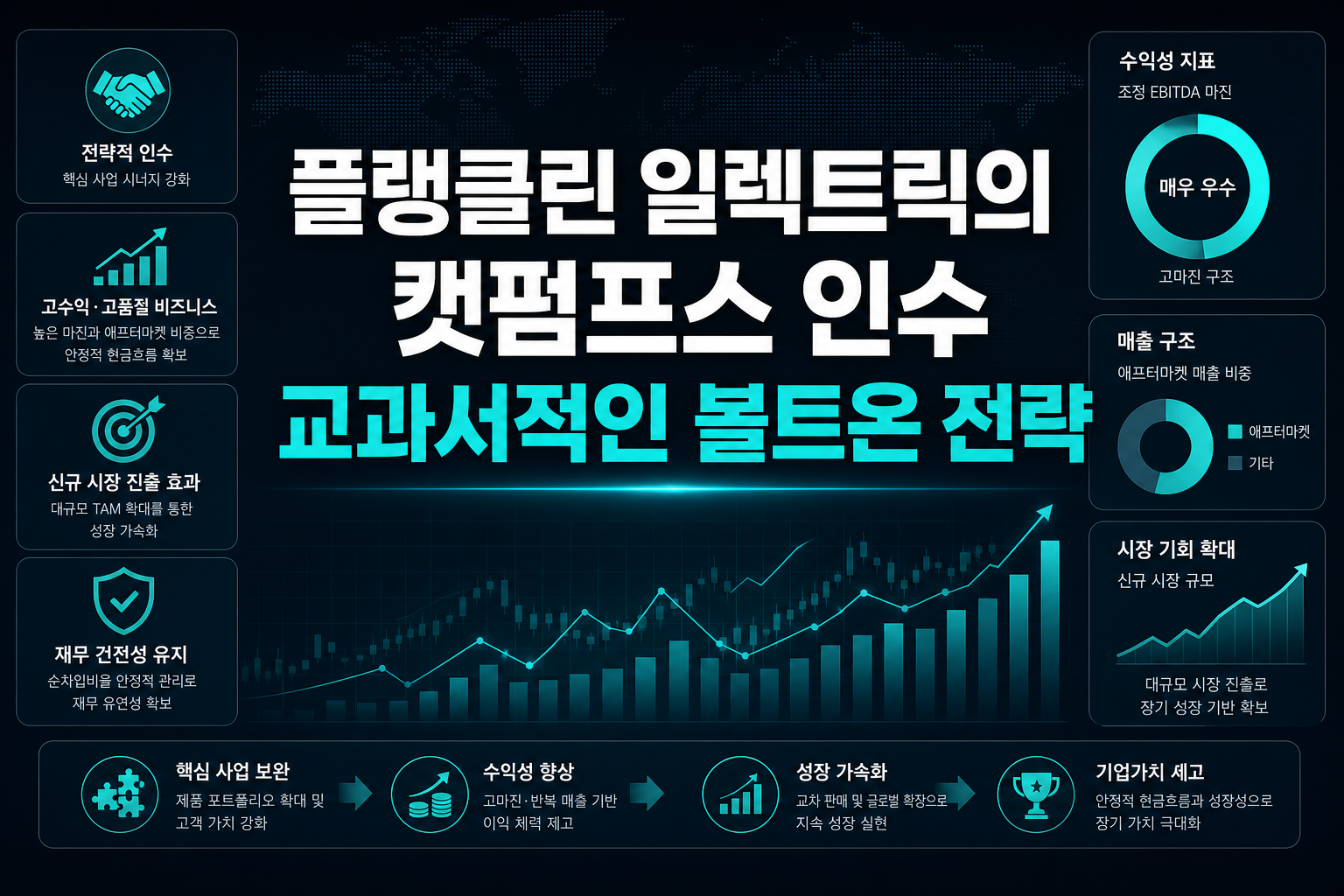 플랭클린 일렉트릭의 캣펌프스 인수, 교과서적인 볼트온 전략