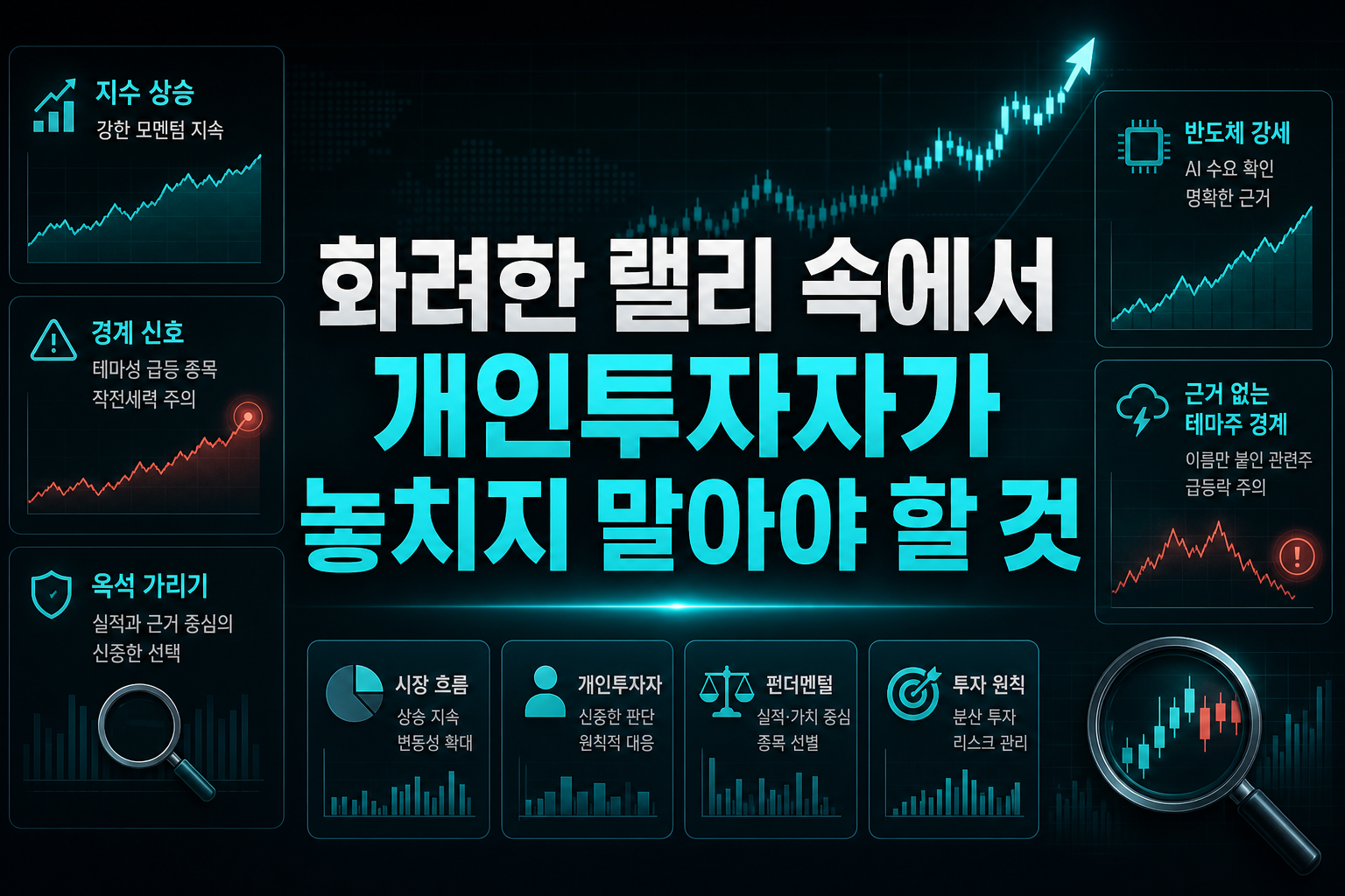 화려한 랠리 속에서 개인투자자가 놓치지 말아야 할 것