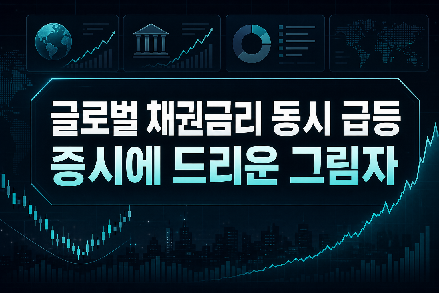 글로벌 채권금리 동시 급등, 증시에 드리운 그림자