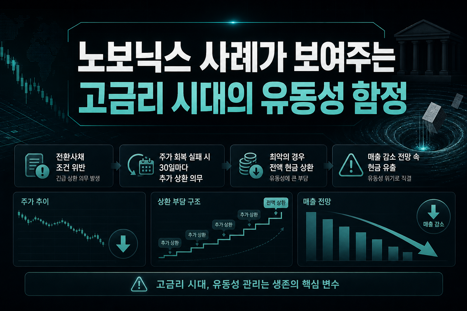 노보닉스 사례가 보여주는 고금리 시대의 유동성 함정