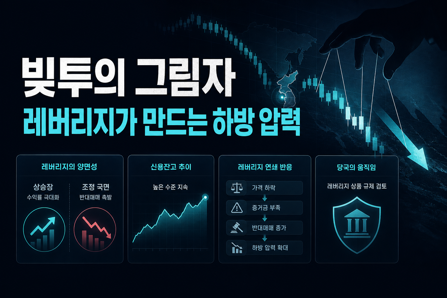 빚투의 그림자, 레버리지가 만드는 하방 압력