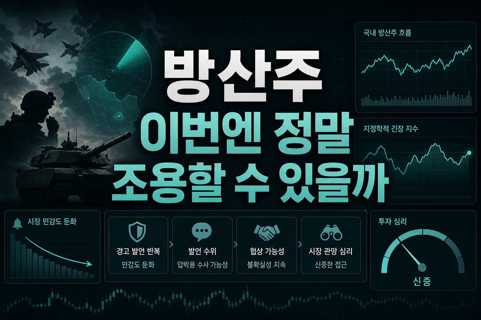 방산주, 이번엔 정말 조용할 수 있을까