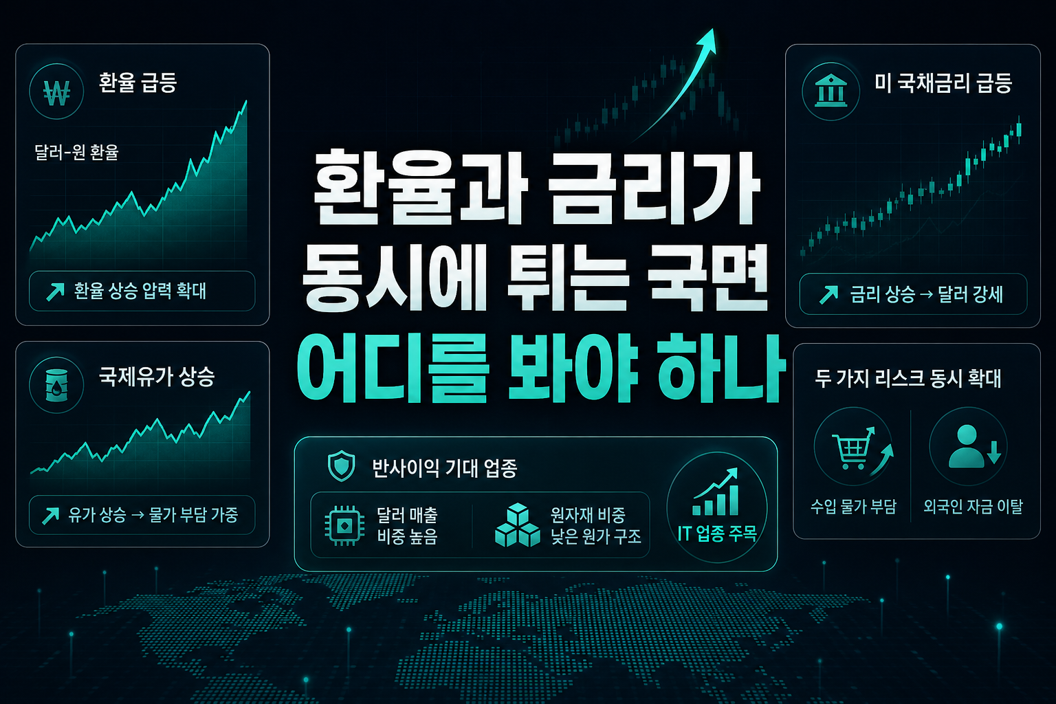 환율과 금리가 동시에 튀는 국면, 어디를 봐야 하나