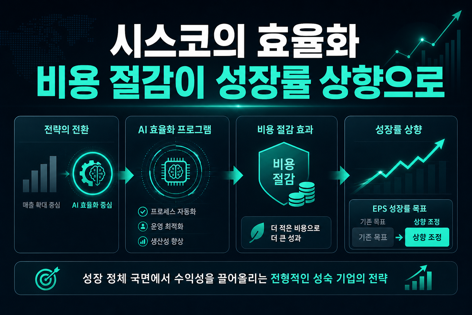 시스코의 AI 효율화, 비용 절감이 EPS 성장률 상향으로