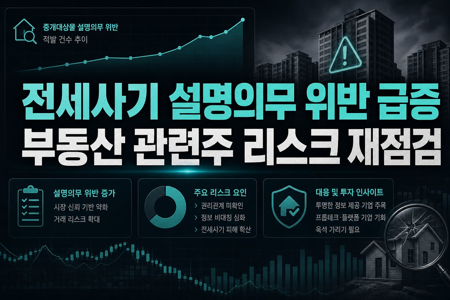 전세사기 설명의무 위반 급증, 부동산 관련주 리스크 재점검