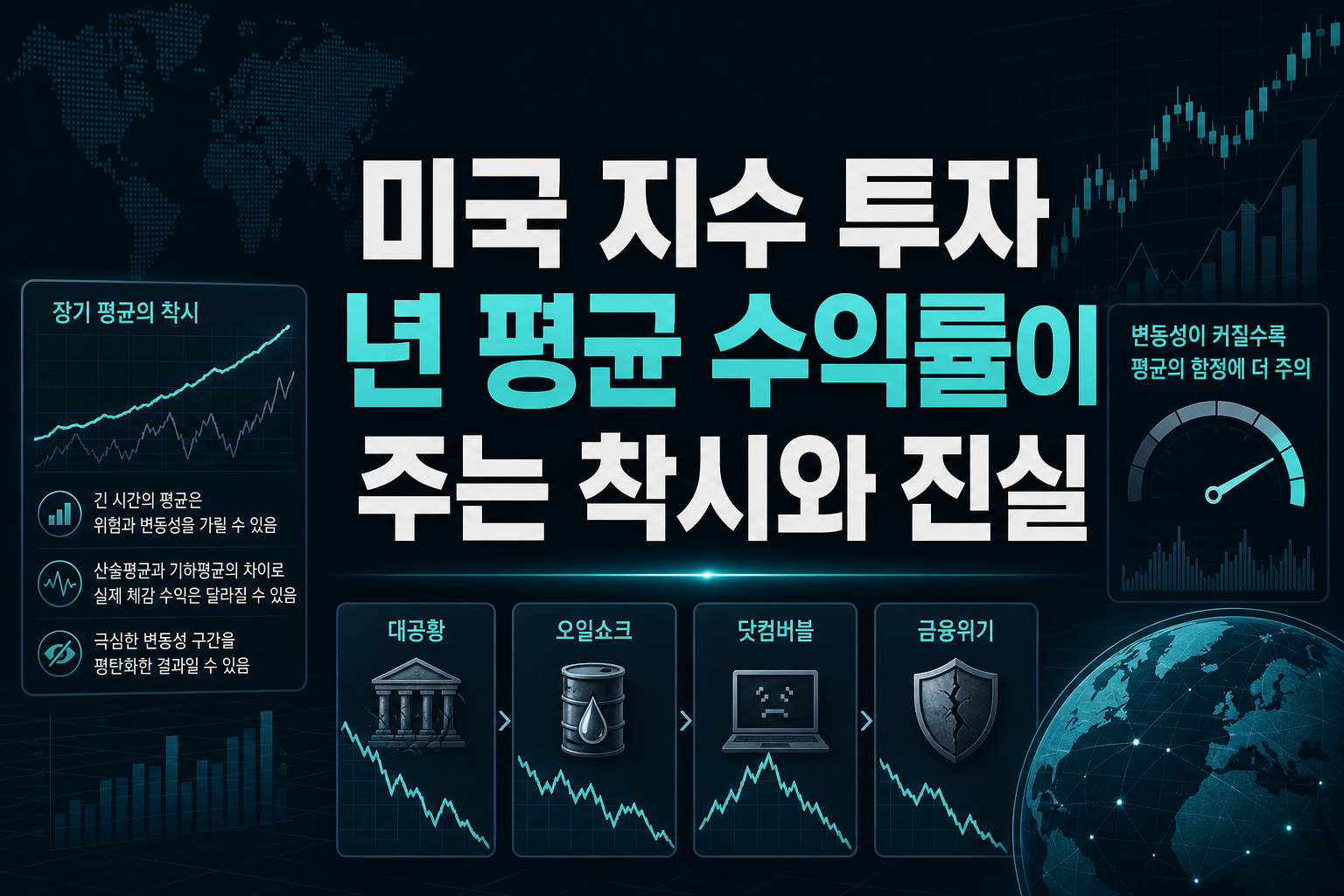 미국 지수 투자, 100년 평균 수익률이 주는 착시와 진실