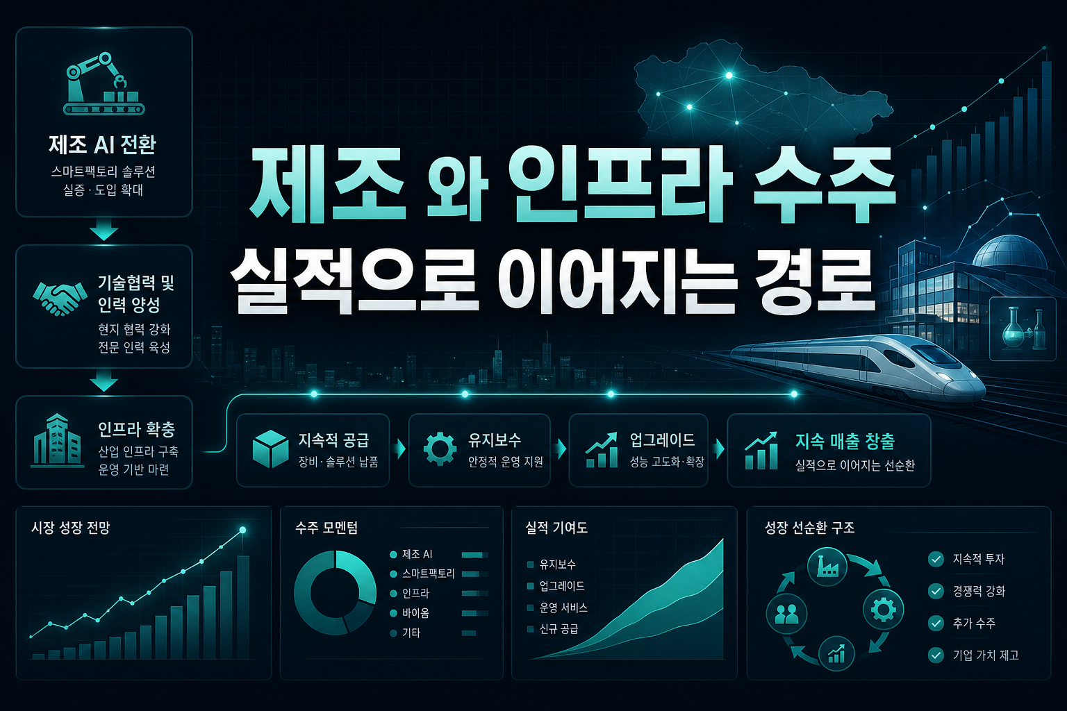 제조 AI와 인프라 수주, 실적으로 이어지는 경로