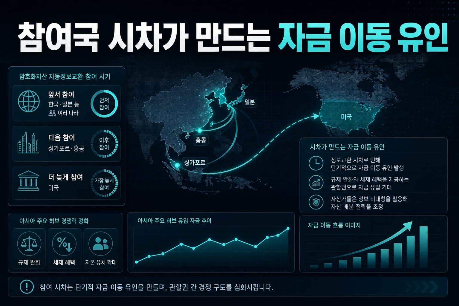 CARF 참여국 시차가 만드는 자금 이동 유인