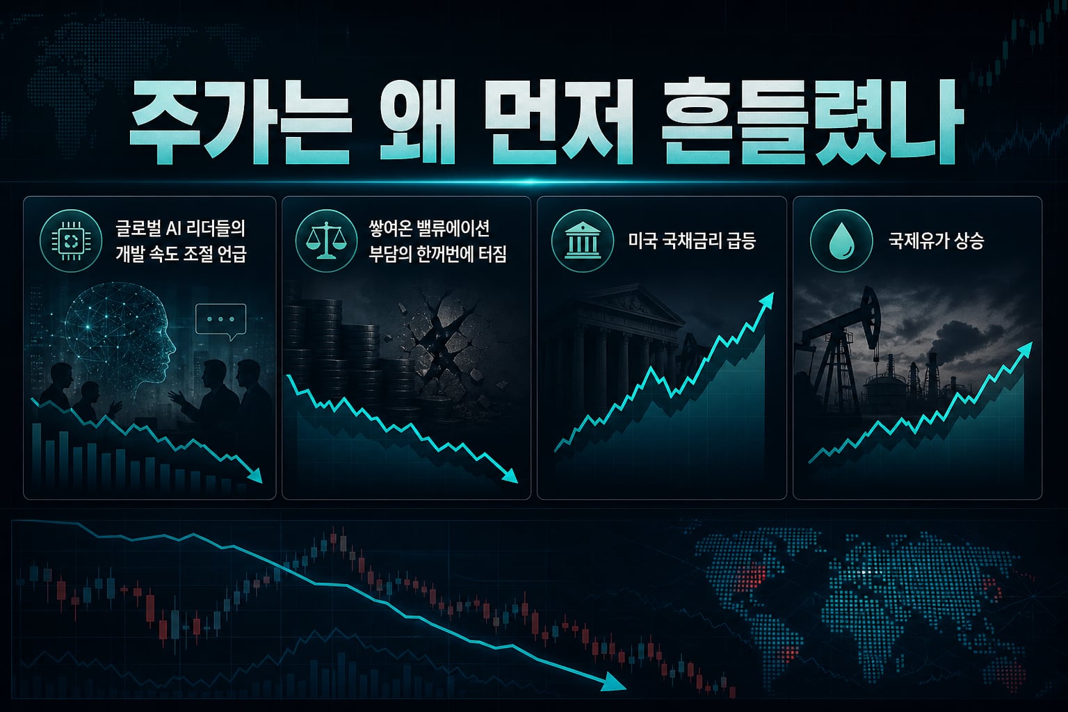 주가는 왜 먼저 흔들렸나