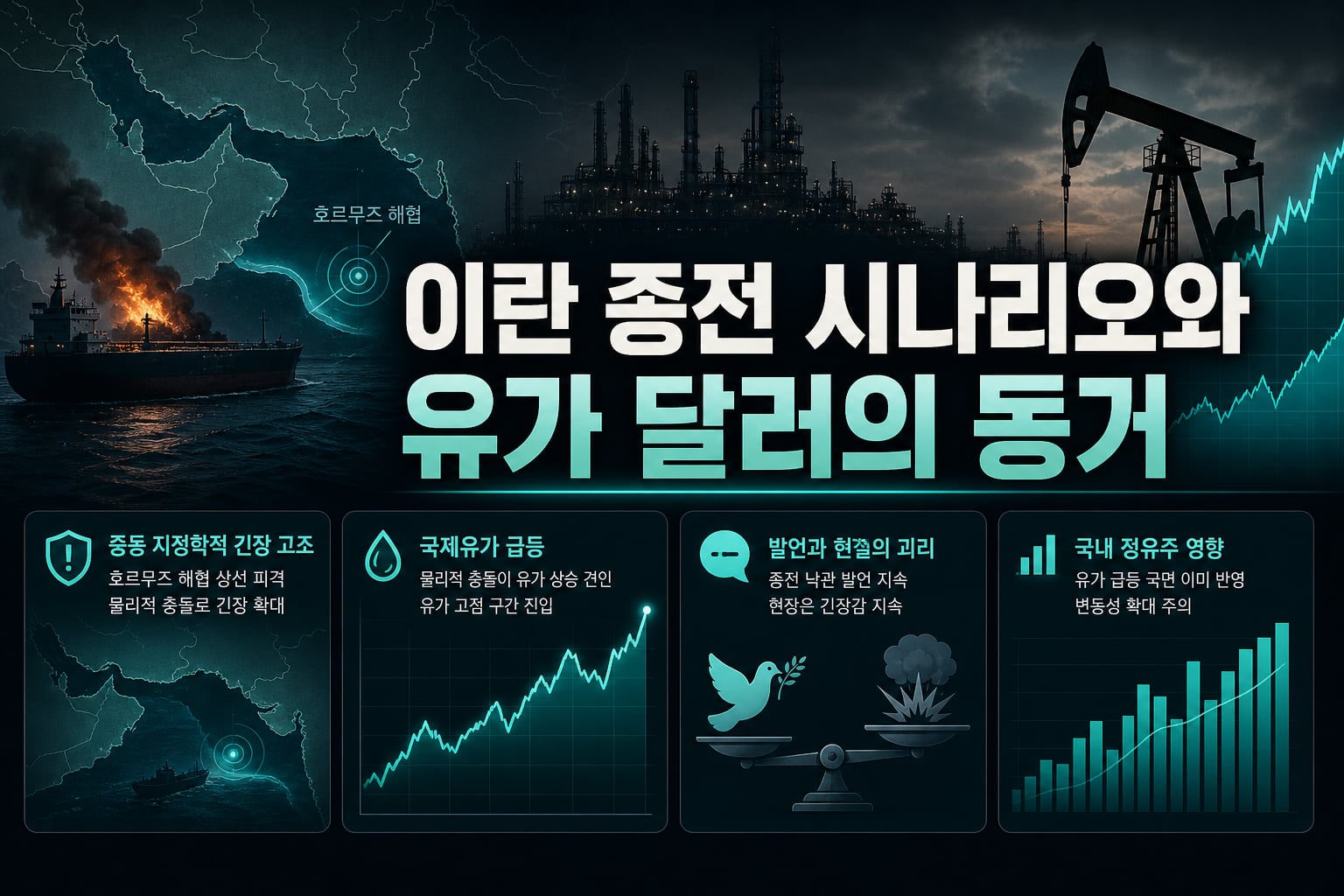 이란 종전 시나리오와 유가 100달러의 동거