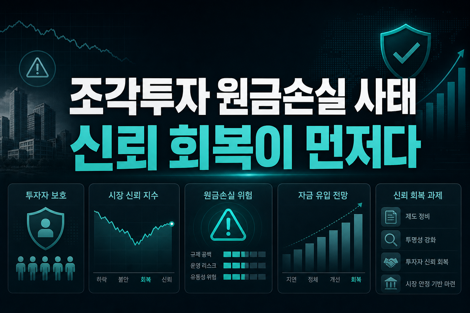 조각투자 원금손실 사태, 신뢰 회복이 먼저다