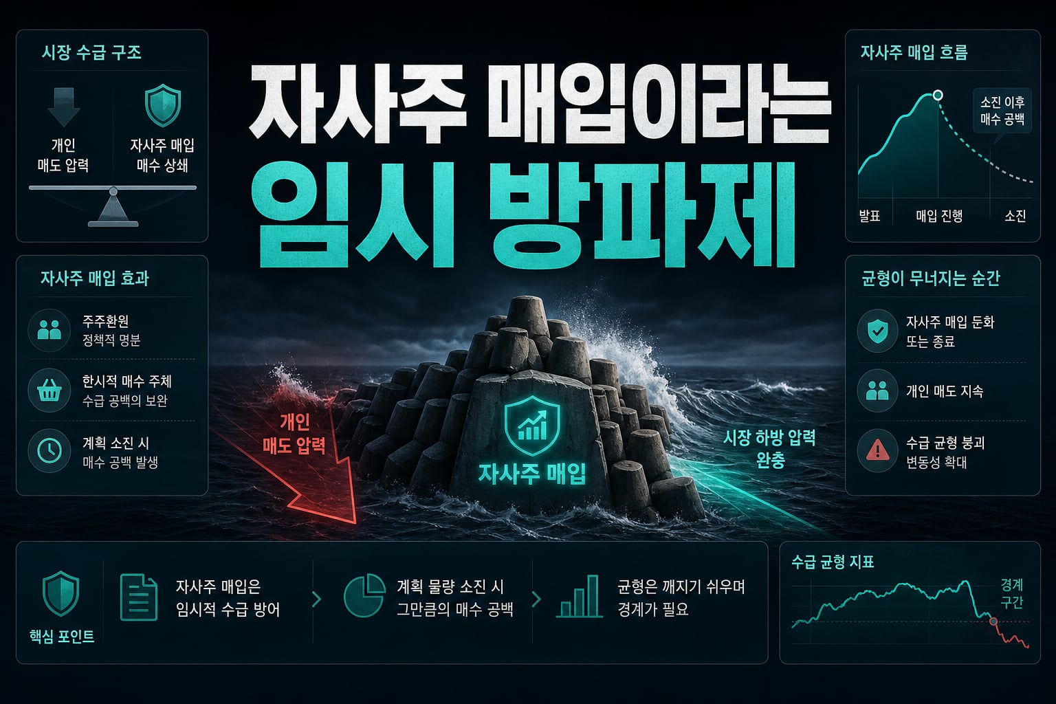 자사주 매입이라는 임시 방파제