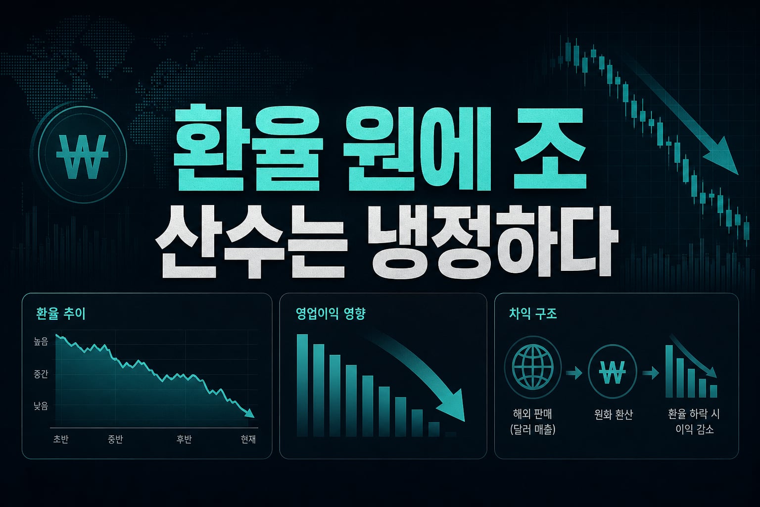 환율 100원에 3.3조, 산수는 냉정하다