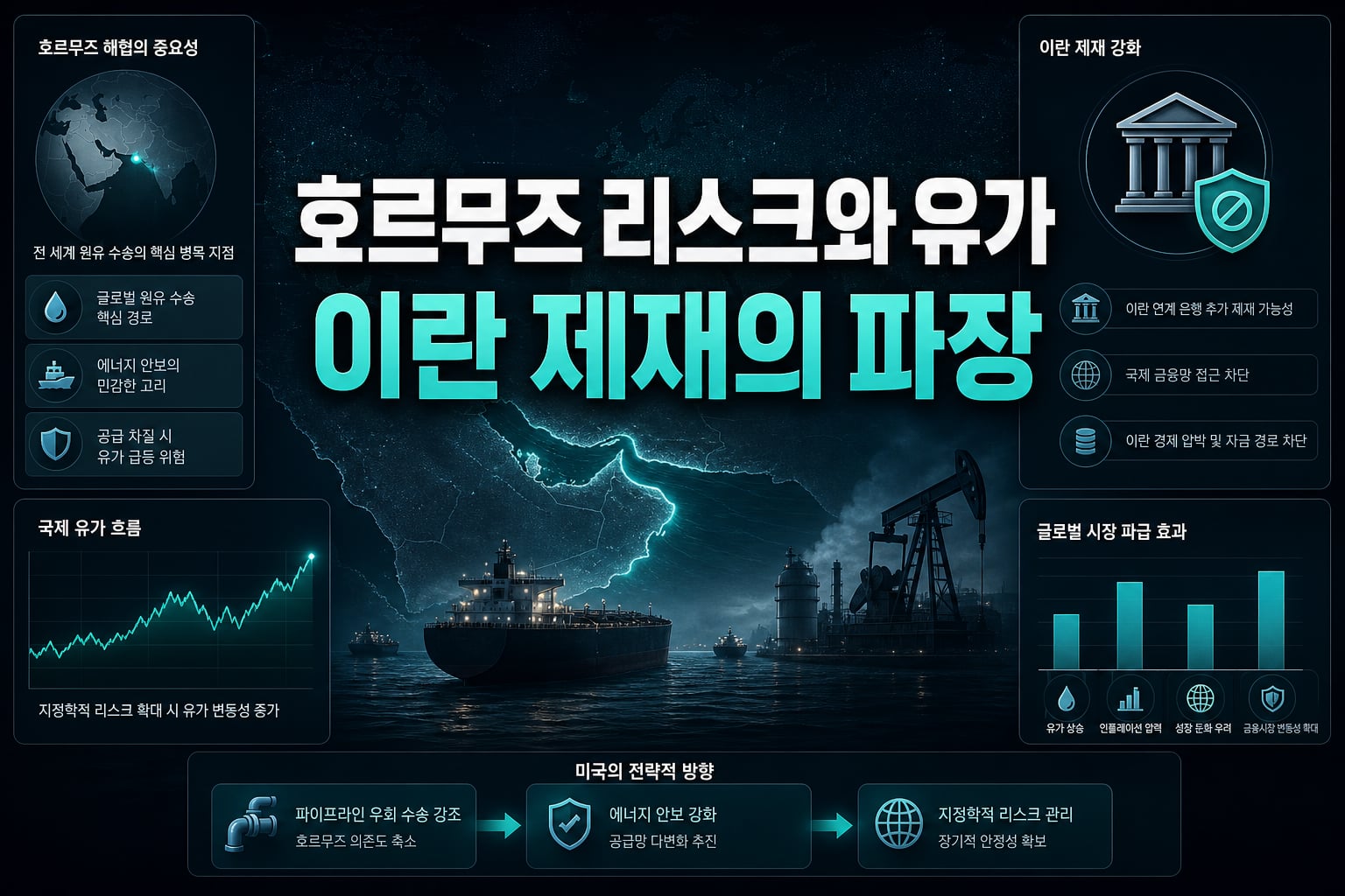 호르무즈 리스크와 유가, 이란 제재의 파장