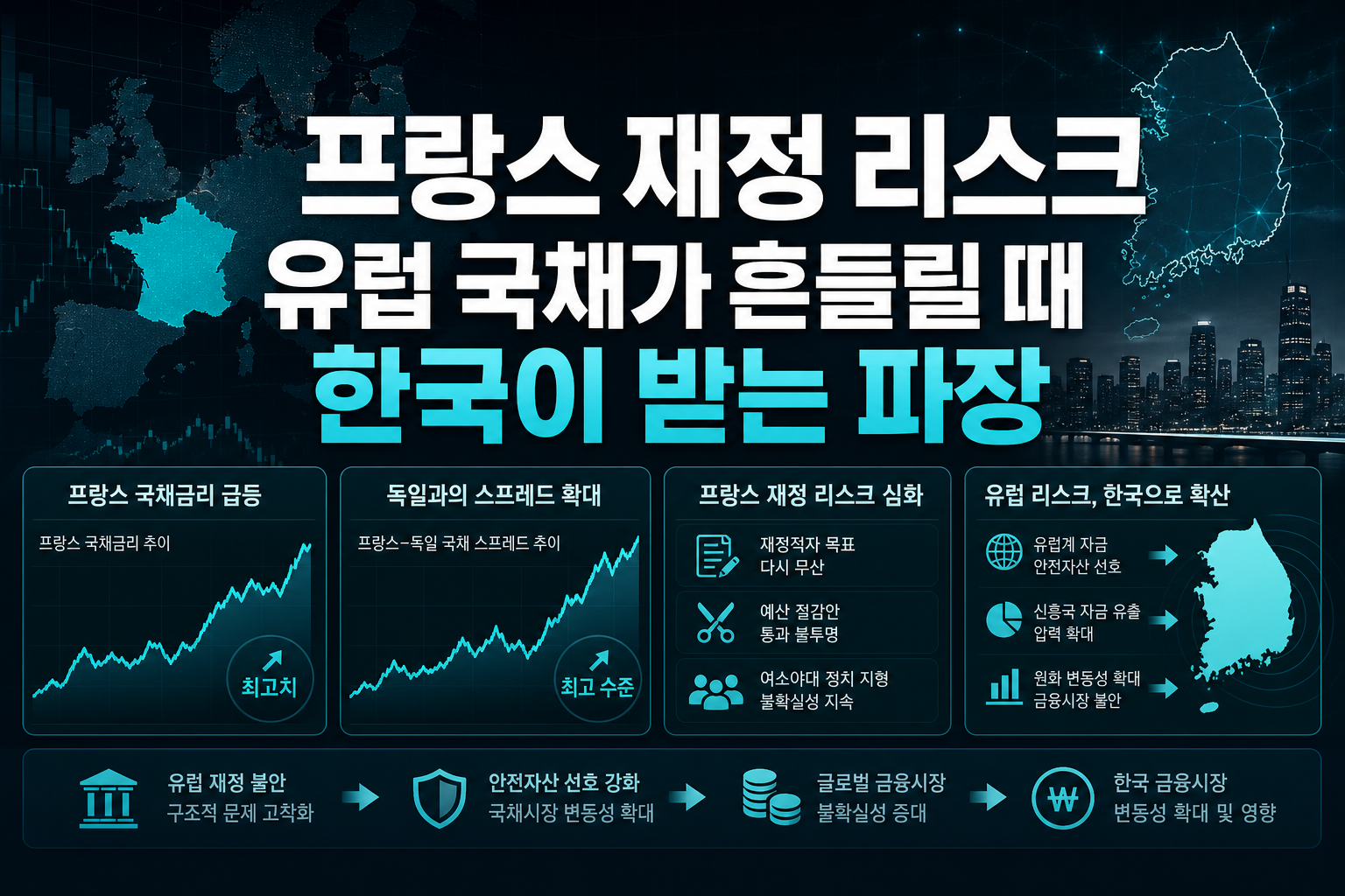 프랑스 재정 리스크, 유럽 국채가 흔들릴 때 한국이 받는 파장