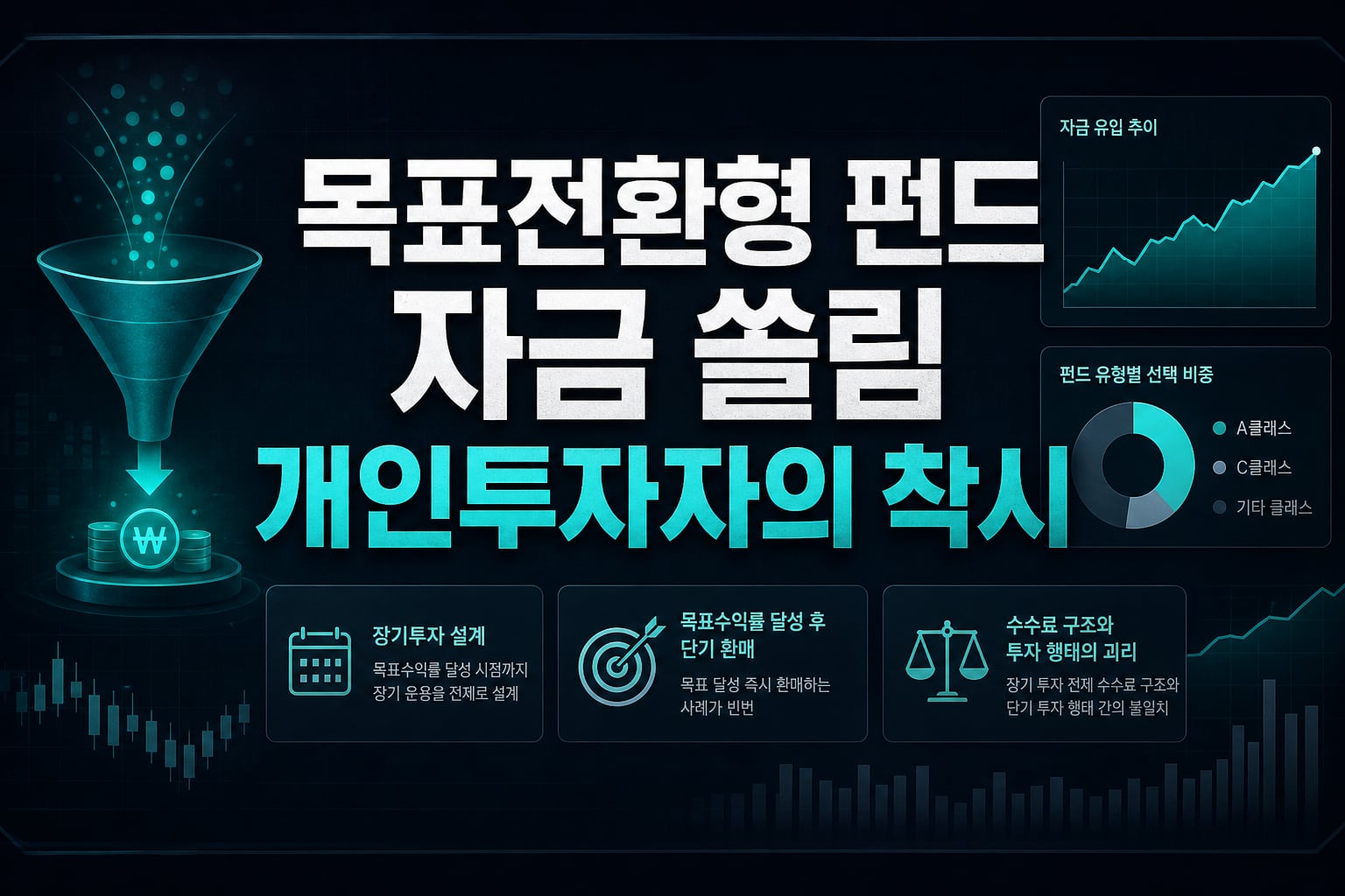 목표전환형 펀드 자금 쏠림, 개인투자자의 착시