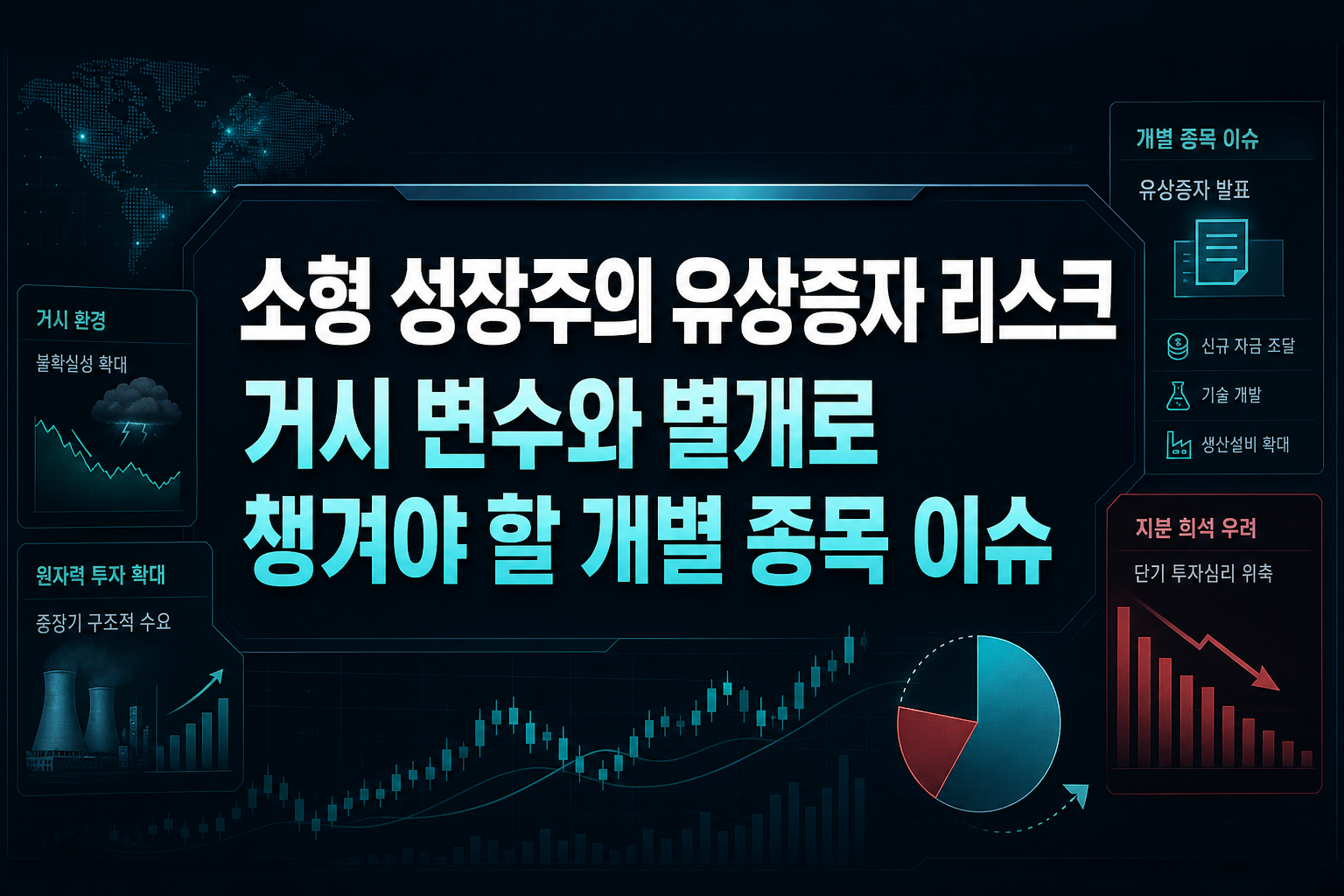 소형 성장주의 유상증자 리스크, 거시 변수와 별개로 챙겨야 할 개별 종목 이슈