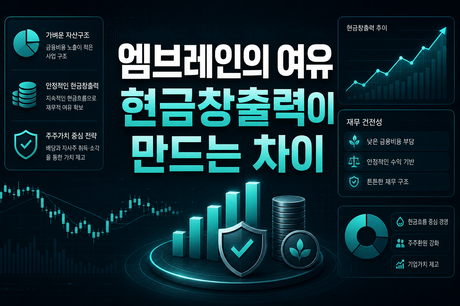 엠브레인의 여유, 현금창출력이 만드는 차이