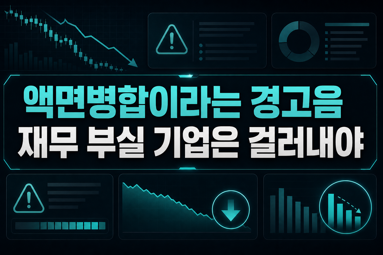 액면병합이라는 경고음, 재무 부실 기업은 걸러내야