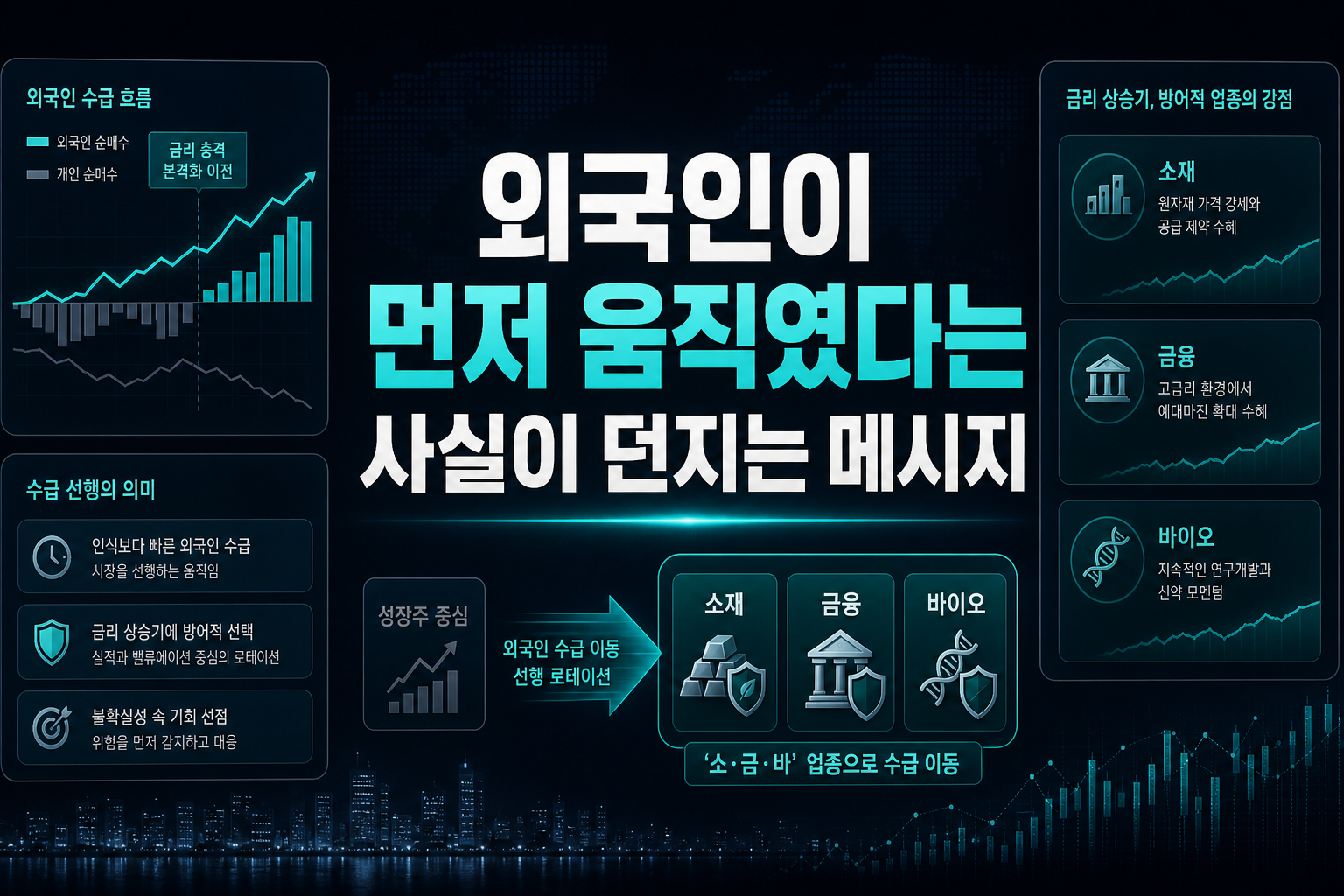 외국인이 먼저 움직였다는 사실이 던지는 메시지