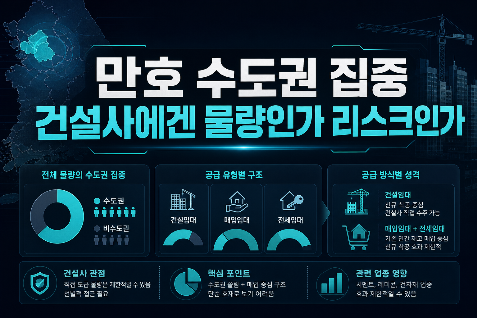 92만호 수도권 집중, 건설사에겐 물량인가 리스크인가