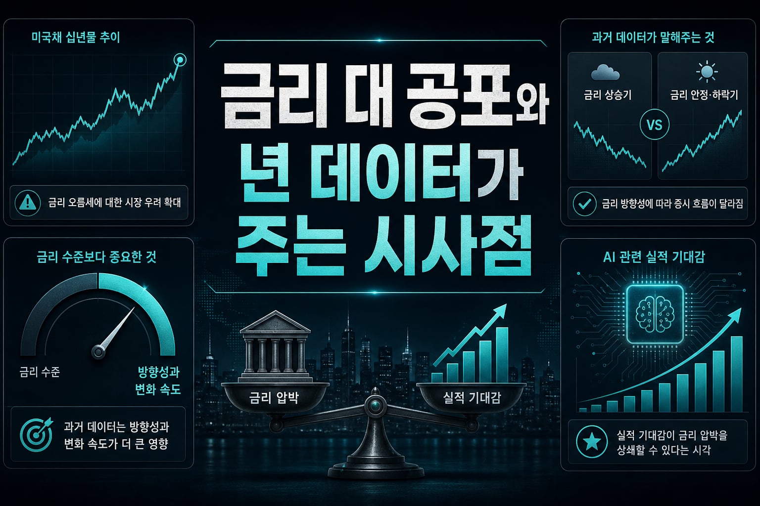 금리 5%대 공포와 60년 데이터가 주는 시사점