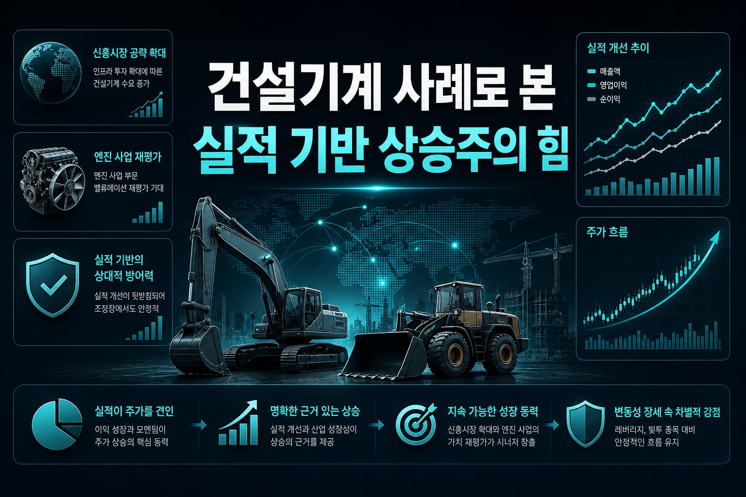 HD건설기계 사례로 본 실적 기반 상승주의 힘